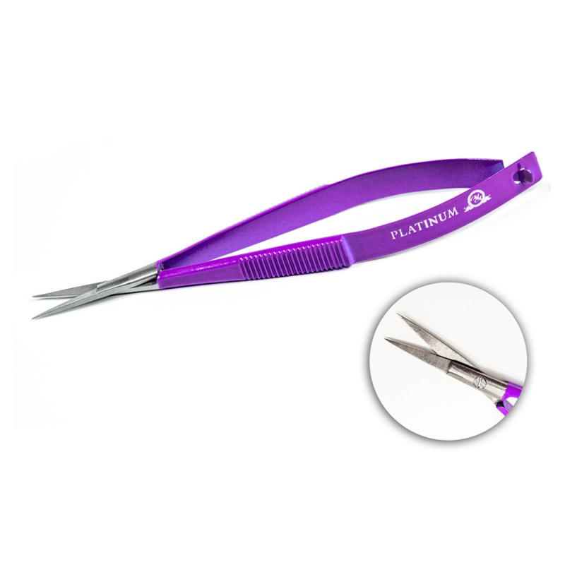 Spring Cosmetic Scissors PLATINUM yellow