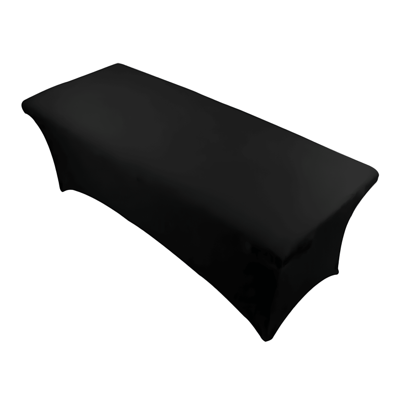 Cosmetic Bed Sheet PLATINUM with Elastic Band and Leg Cutout 60 cm black