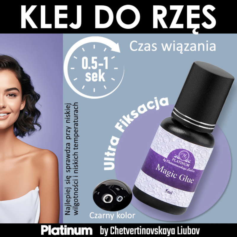 Eyelash Extension Glue Magic 5 ml PLATINUM