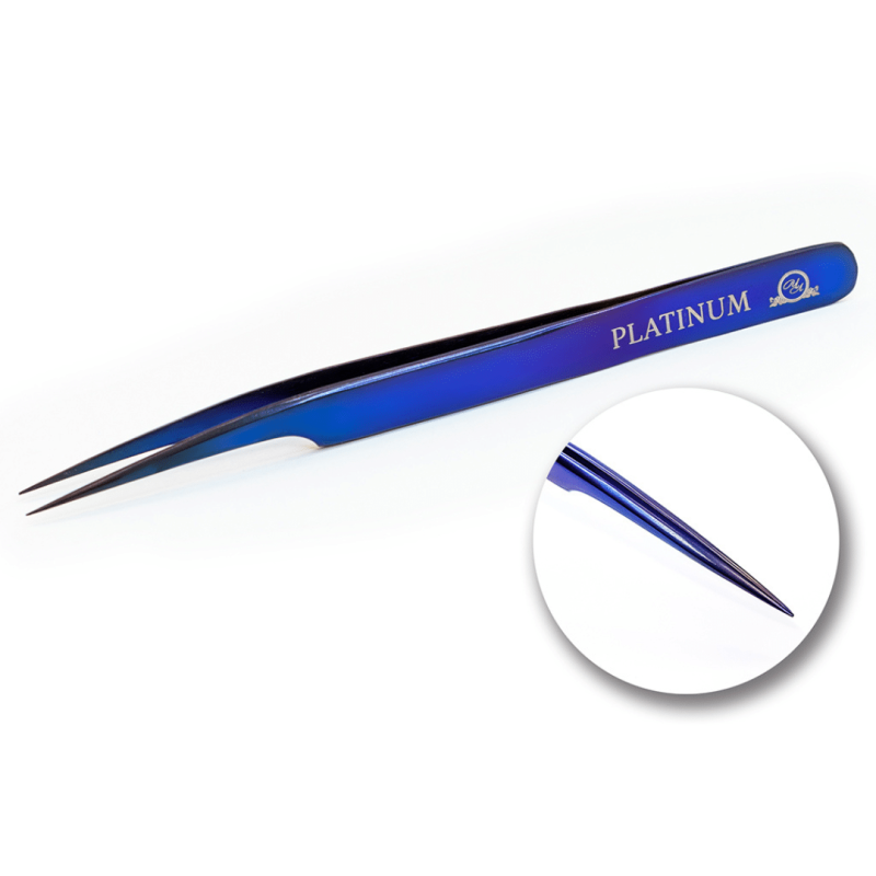 Tweezers for Lash Separation black PLATINUM Onyx Edition