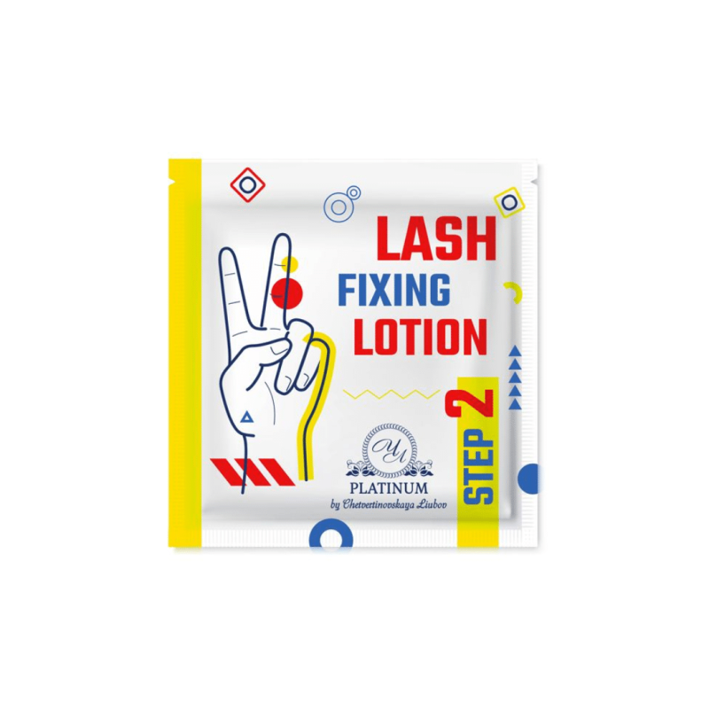 Step 2 FIX Sachets for Lash and Brow Lamination 1.5 ml PLATINUM