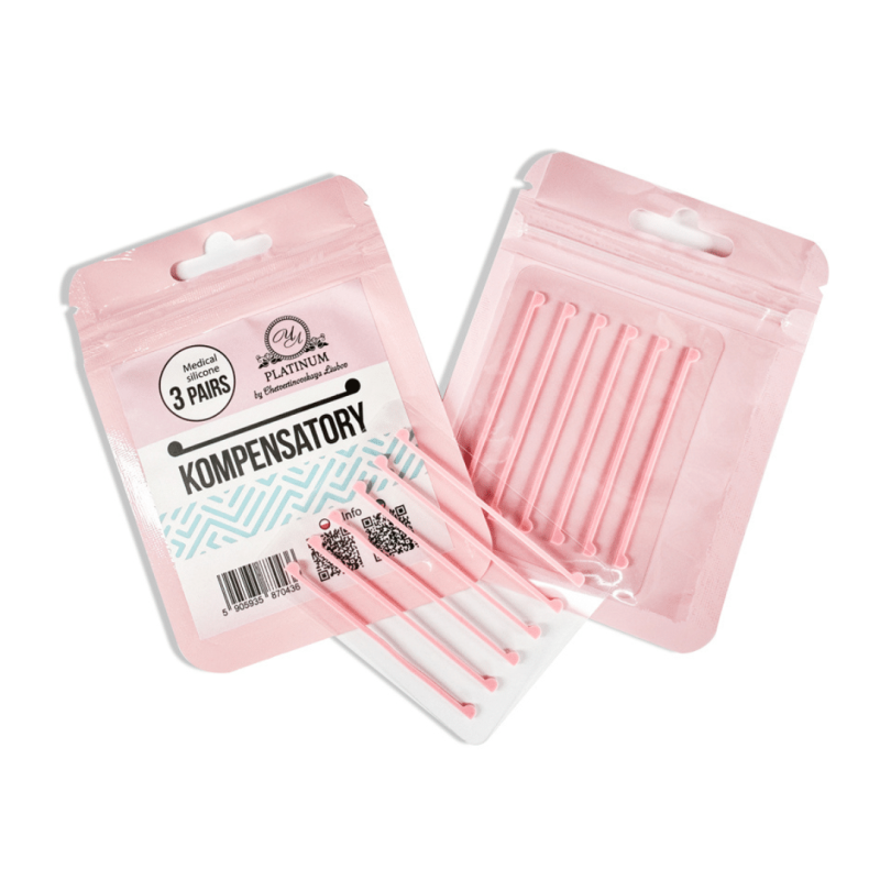 Compensators Strips For Eyelash Lamination PLATINUM pink