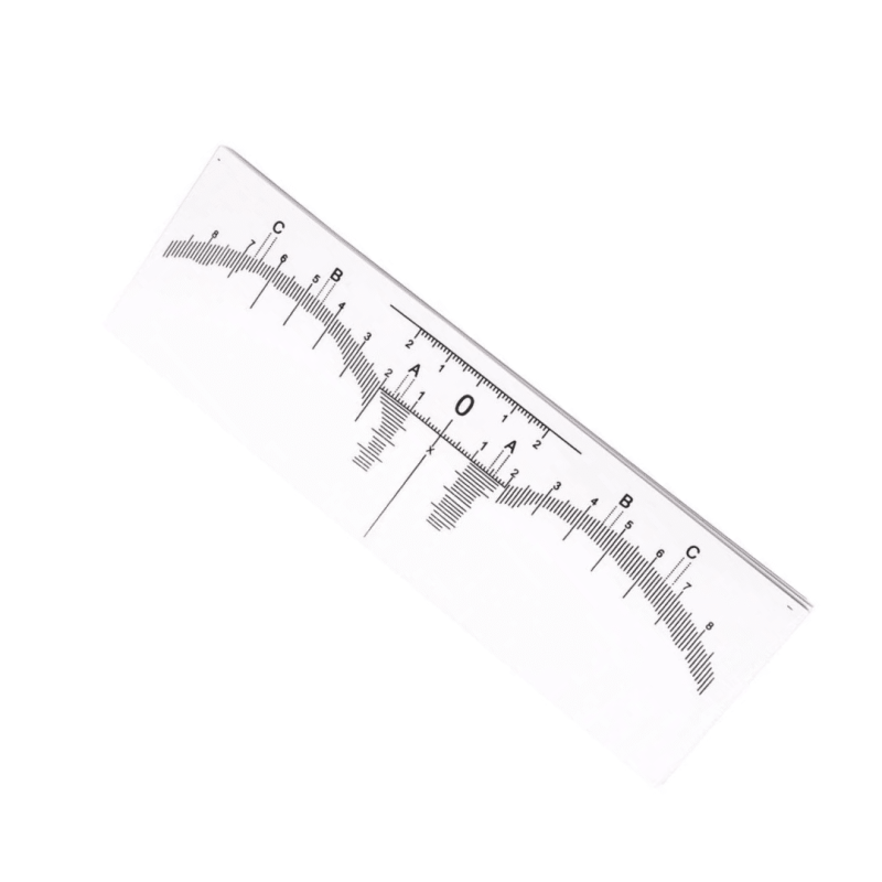 Self-Adhesive Eyebrow Ruler – 10 pcs