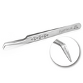 Tweezers for Eyelash Extensions ET 45 Heart PLATINUM Steel Collection
