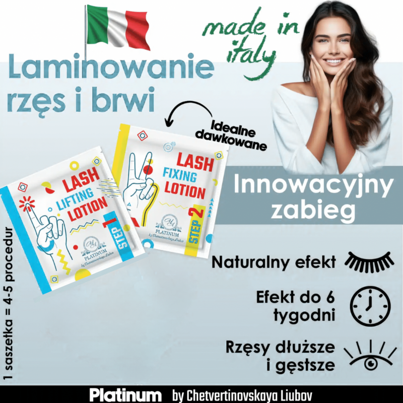 Professional Lash Brow Lamination Sachet Kit PLATINUM