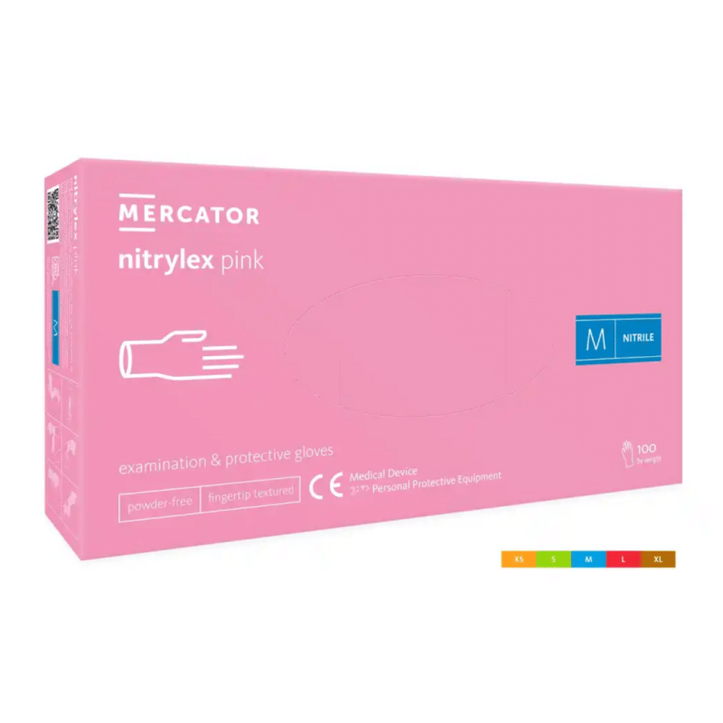Nitrile Powder-Free Gloves 100 pcs PLATINUM – black M