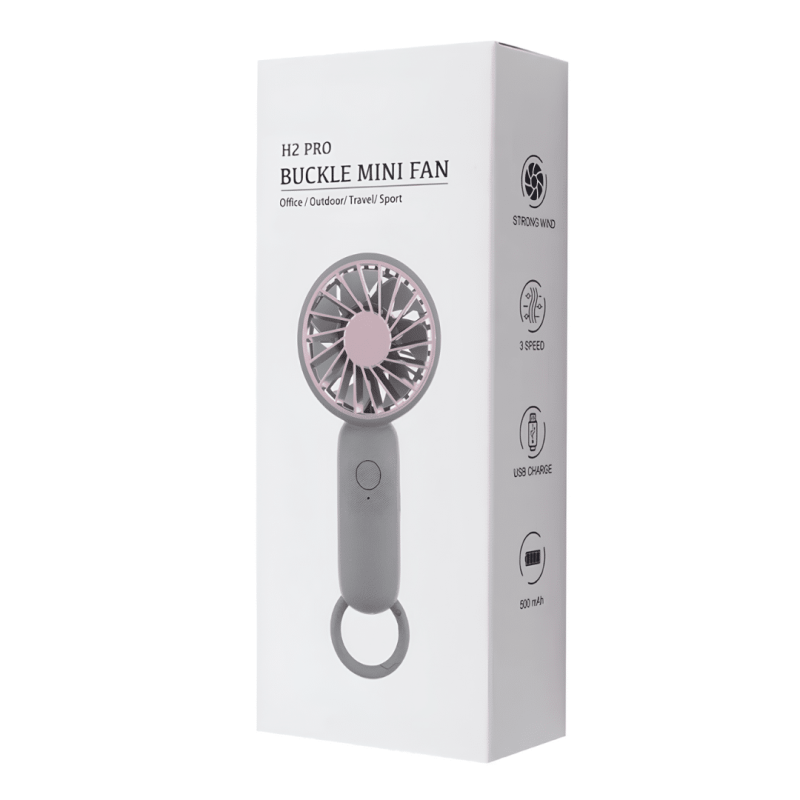 Mini Eyelash Fan PLATINUM – White