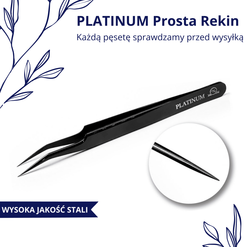 Tweezer for Lash Separation Rekin PLATINUM Onyx Edition