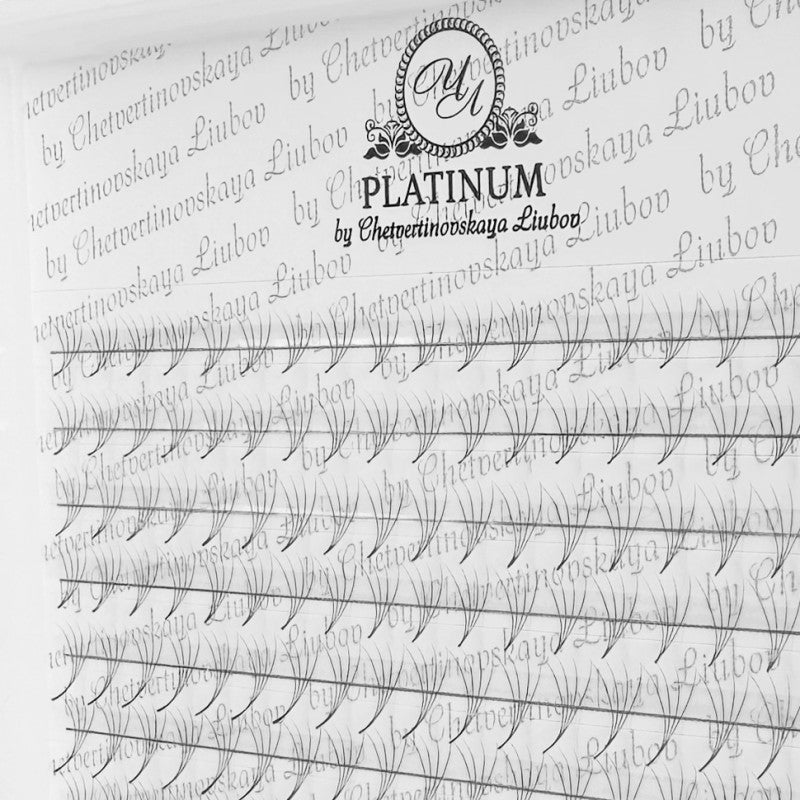 Ready Fan Eyelash Clusters PLATINUM 4D 0.07 Curl L 7–14 mm