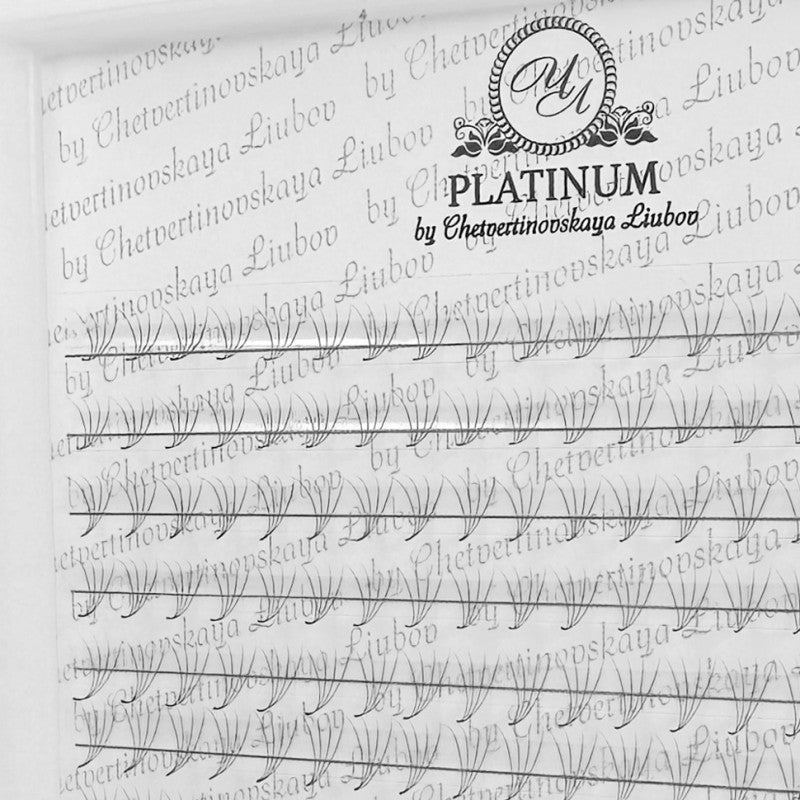 Ready Fan Eyelash Clusters PLATINUM 4D 0.07 Curl L 7–14 mm