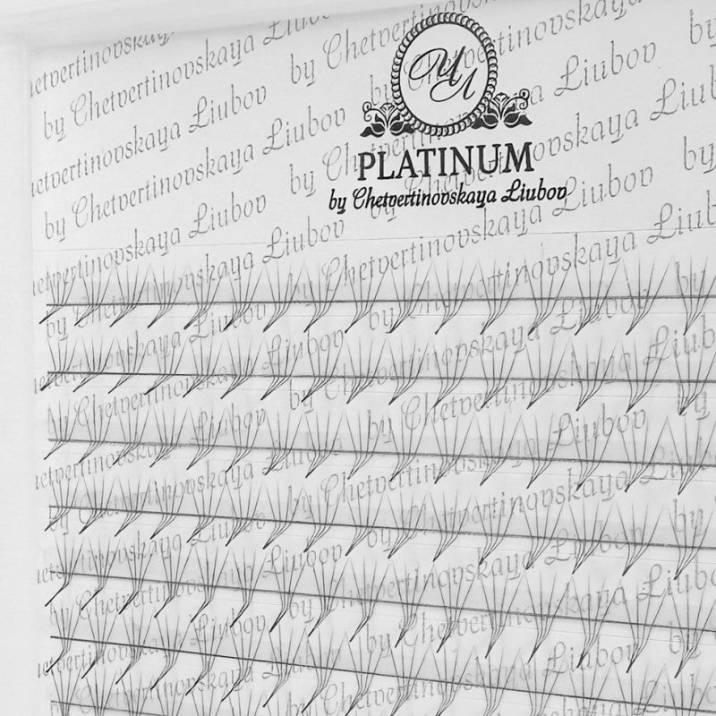 Ready Fan Eyelash Clusters PLATINUM 4D 0.07 Curl L 7–14 mm