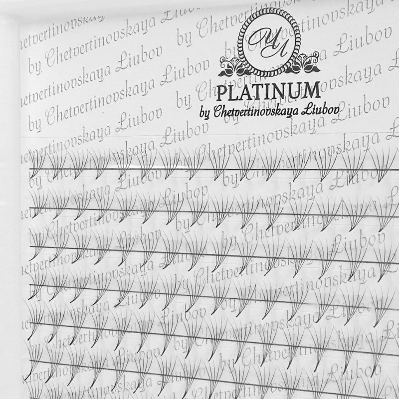 Ready Fan Eyelash Clusters PLATINUM 5D 0.07 Curl L 7–14 mm