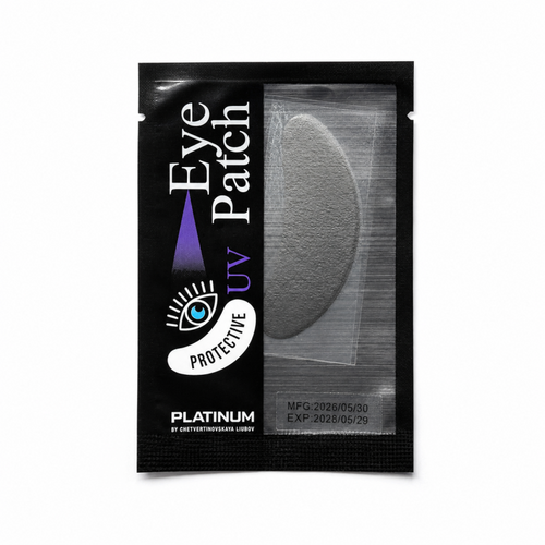 Biogel UV Eye Patches for Upper and Lower Eyelids for UV Eyelash Extensions 10 Sets PLATINUM