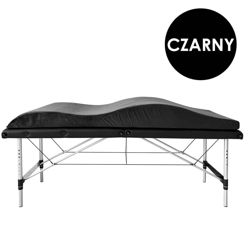 Foldable Cosmetic Bed 60 cm + Memory Foam Mattress + Shadow-Free Cosmetic Lamp MOON PLATINUM - Set №9