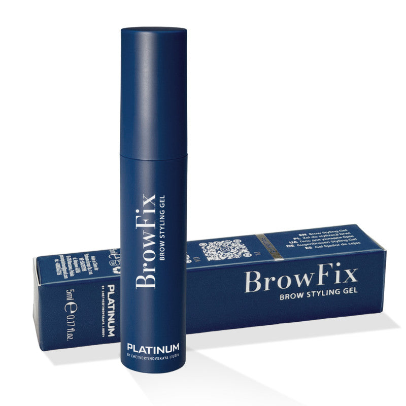 Brow Styling Gel BrowFix with a Caring Formula PLATINUM 5 ml