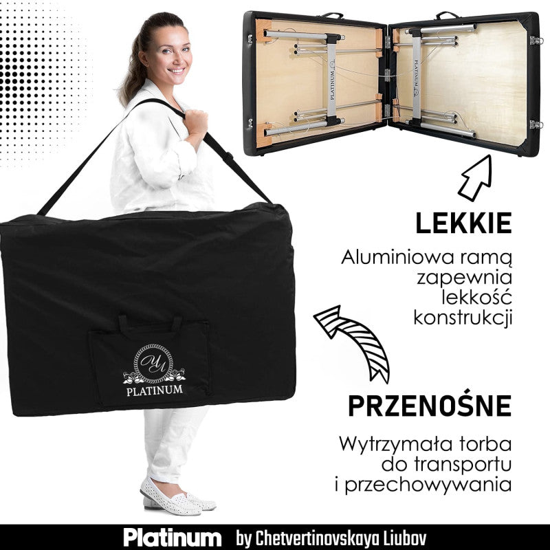 Foldable Cosmetic Bed 60 cm PLATINUM