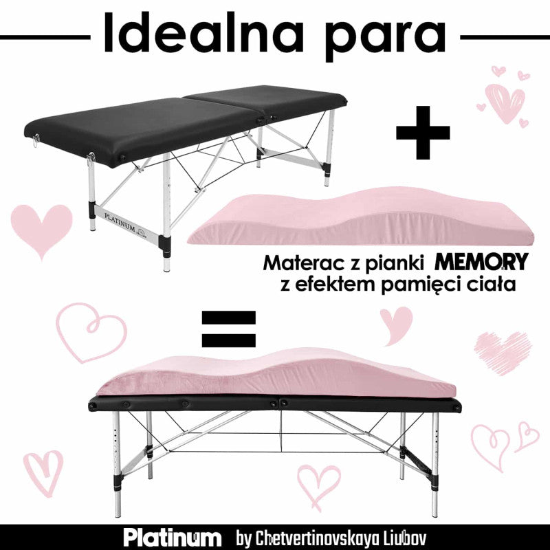 Foldable Cosmetic Bed 60 cm PLATINUM