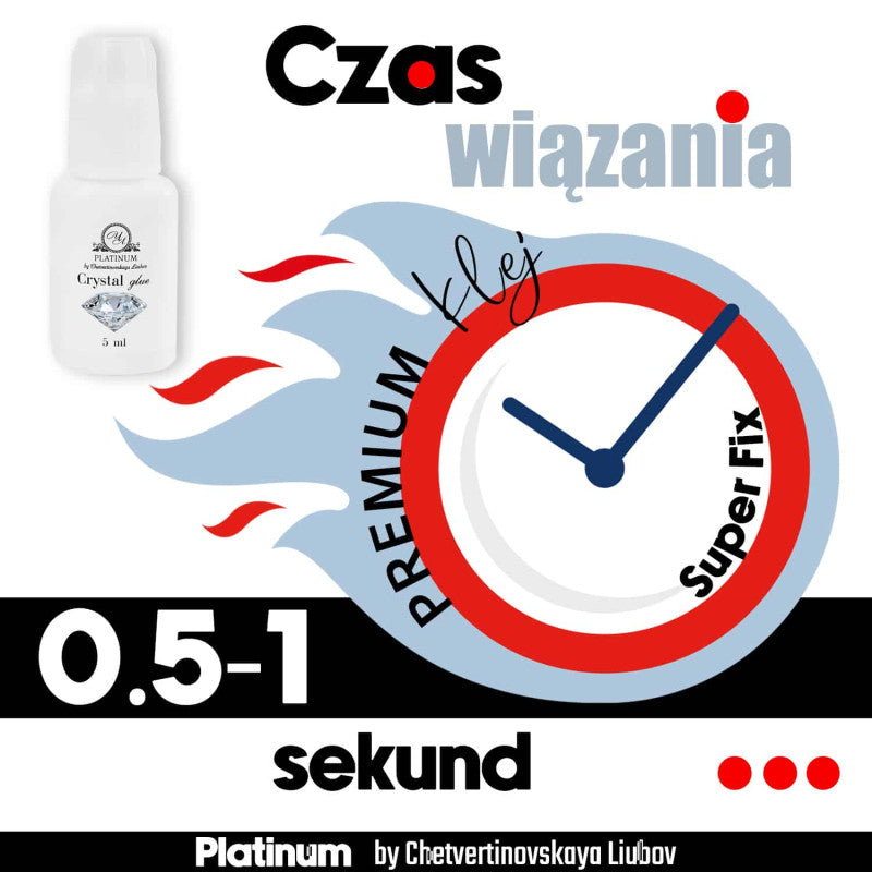 Eyelash Extension Glue Crystal PLATINUM 5 ml