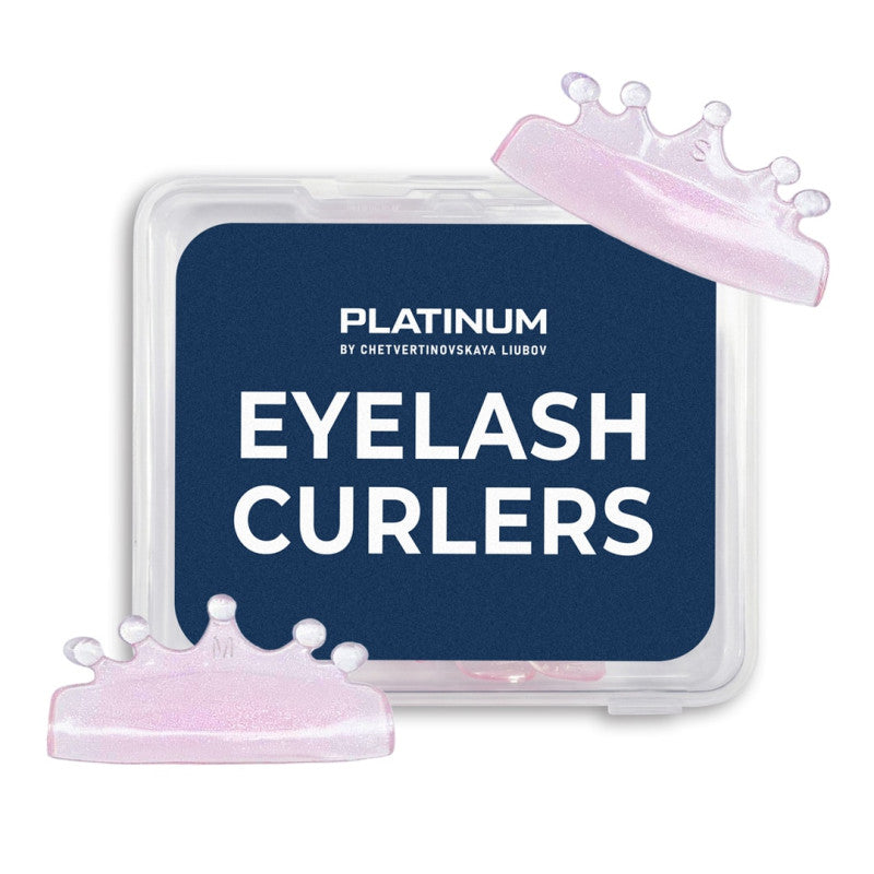Silicone Lash Lifting Shields Crown 2 Pairs PLATINUM