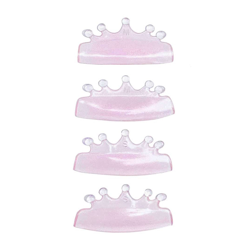 Silicone Lash Lifting Shields Crown 2 Pairs PLATINUM