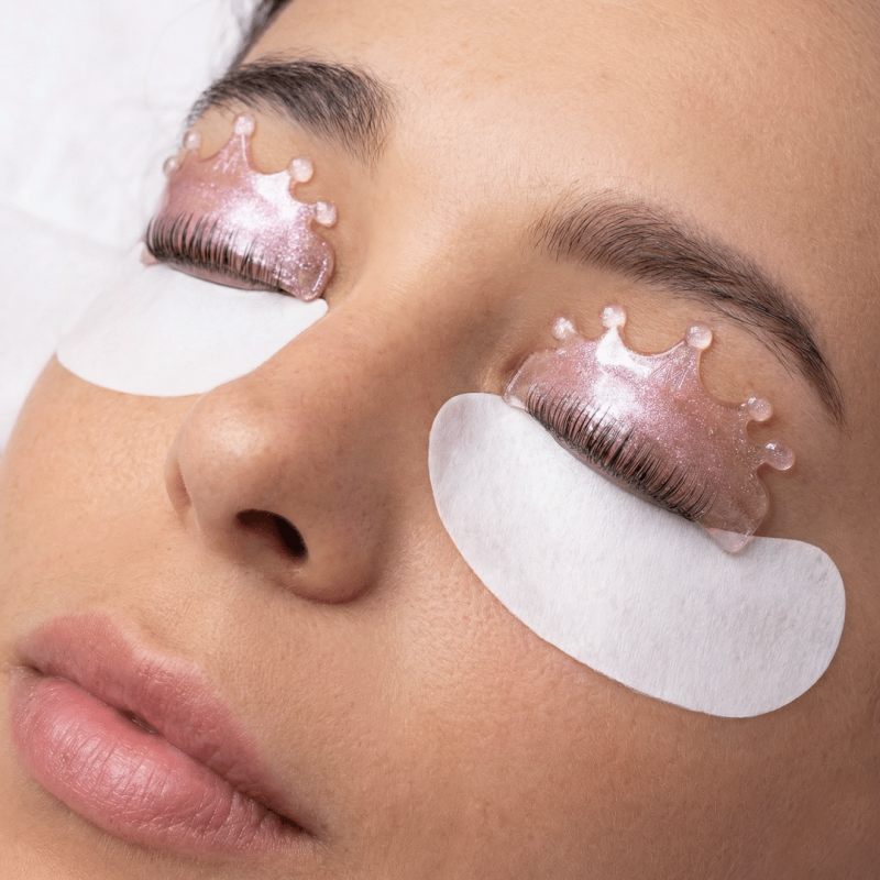 Silicone Lash Lifting Shields Crown 2 Pairs PLATINUM