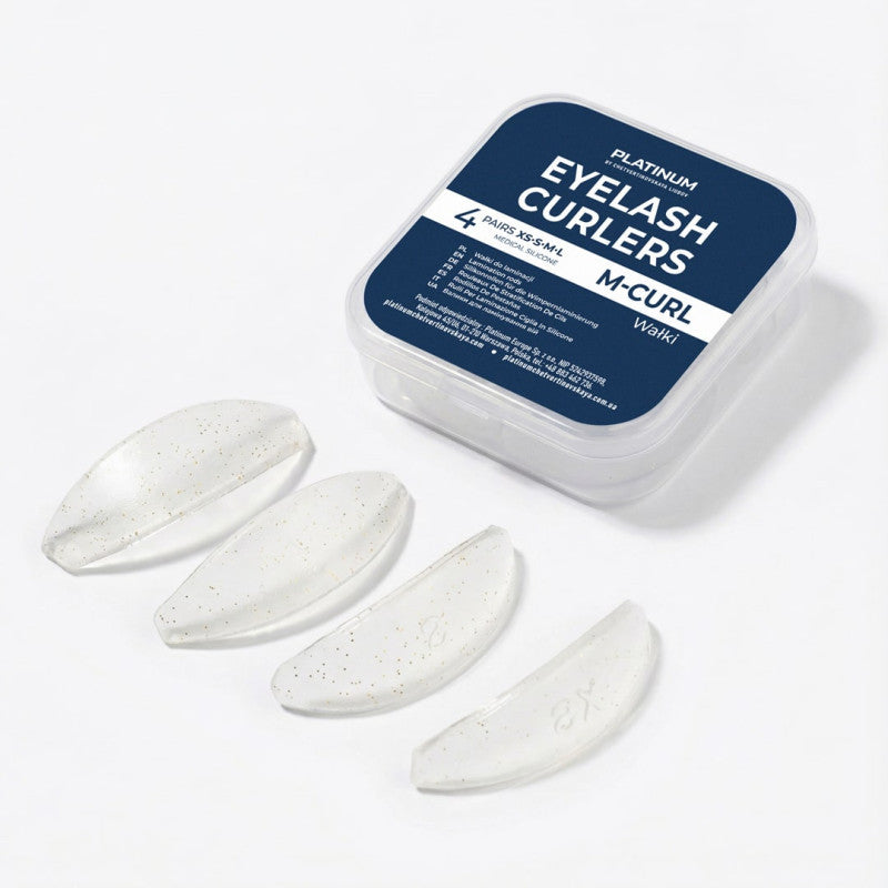 Silicone Lash Lifting Shields M-Curl 4 Pairs PLATINUM