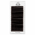 Eyelash Extensions Dark Choco PLATINUM 20 lines Сurl J 0.07 8-15mm
