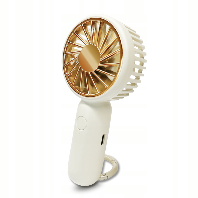 Mini Eyelash Fan PLATINUM – White