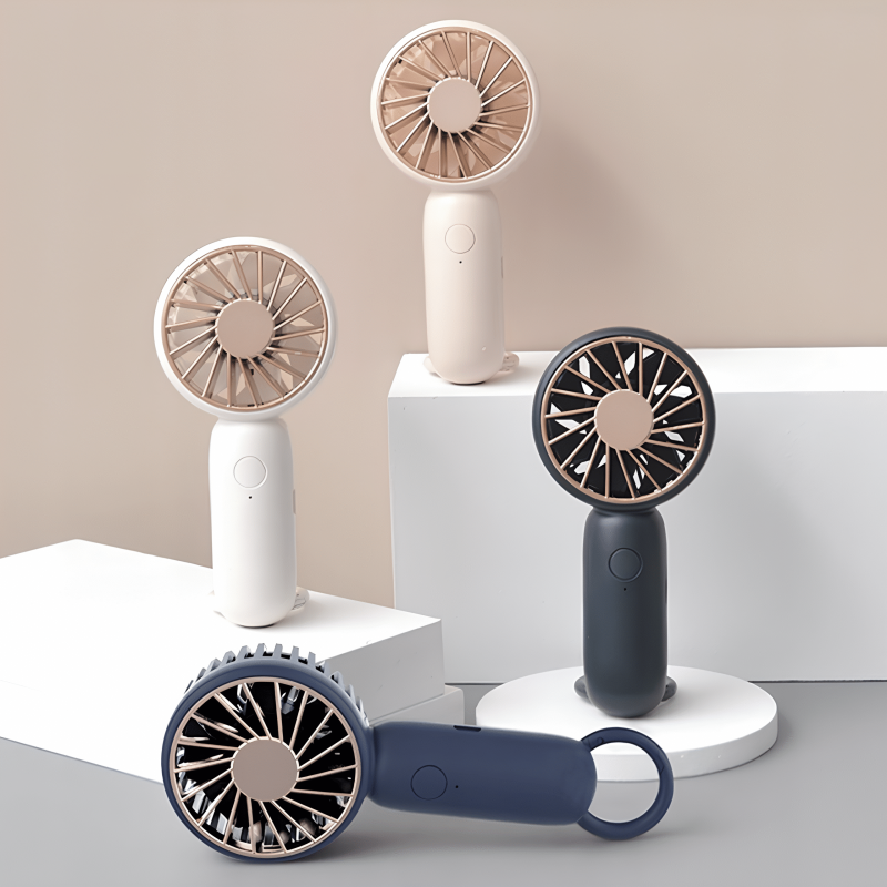 Mini Eyelash Fan PLATINUM – White