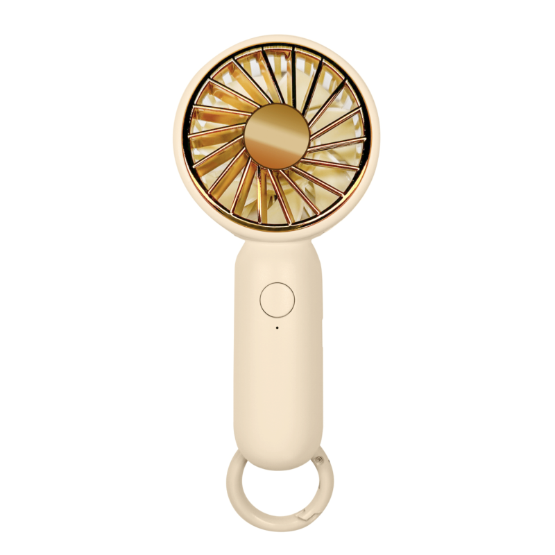 Mini Eyelash Fan PLATINUM – White