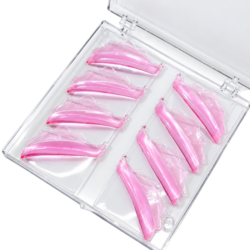 Silicone Lash Lift Pads Jeżyk LC Curl 4 Pairs PLATINUM
