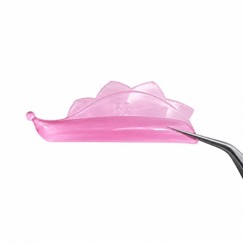 Silicone Lash Lift Pads Jeżyk LC Curl 4 Pairs PLATINUM