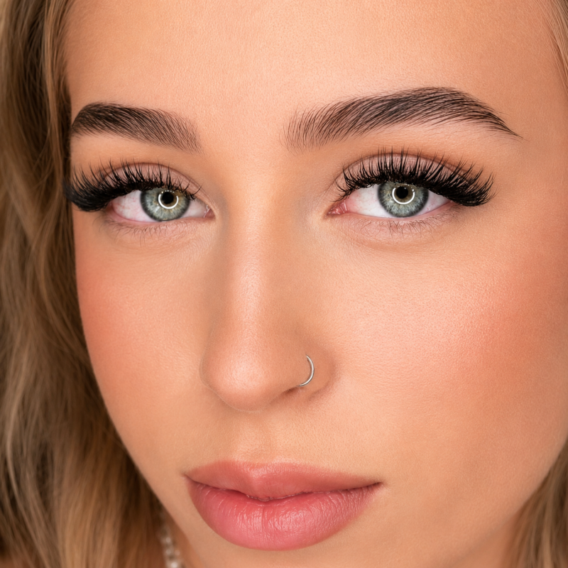 Eyelash Extensions Black PLATINUM 24 lines Сurl D 0.07 14mm NEW