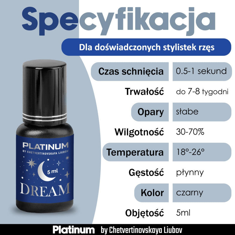 Eyelash Extension Glue Dream 5 ml Platinum