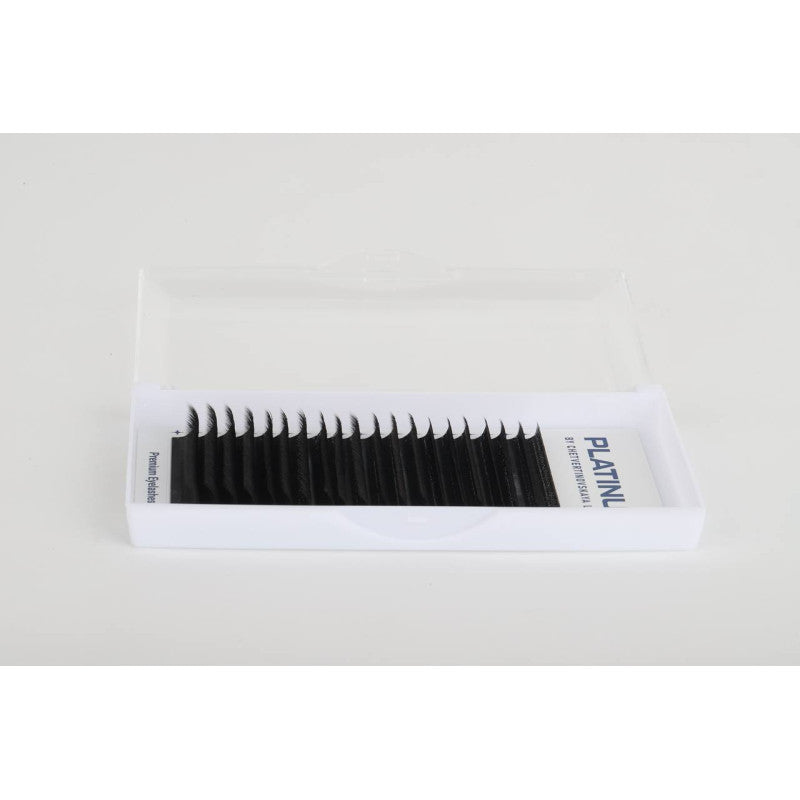 Ready Fan Eyelash Clusters 3D Black W-Shape Curl CС 0.07 6–13 mm PLATINUM