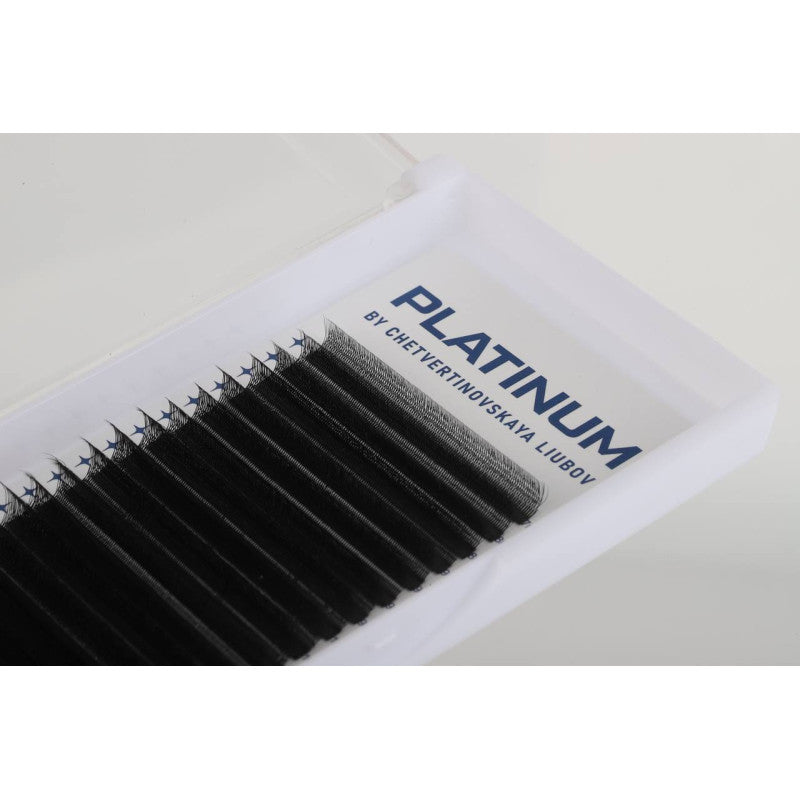 Ready Fan Eyelash Clusters 3D Black U-Shape Curl C 0.07 9 mm PLATINUM