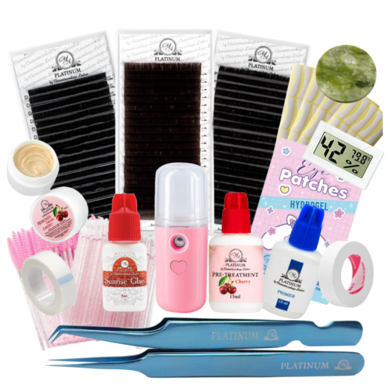 Premium Eyelash Extension Starter Kit + Basic online course as a gift