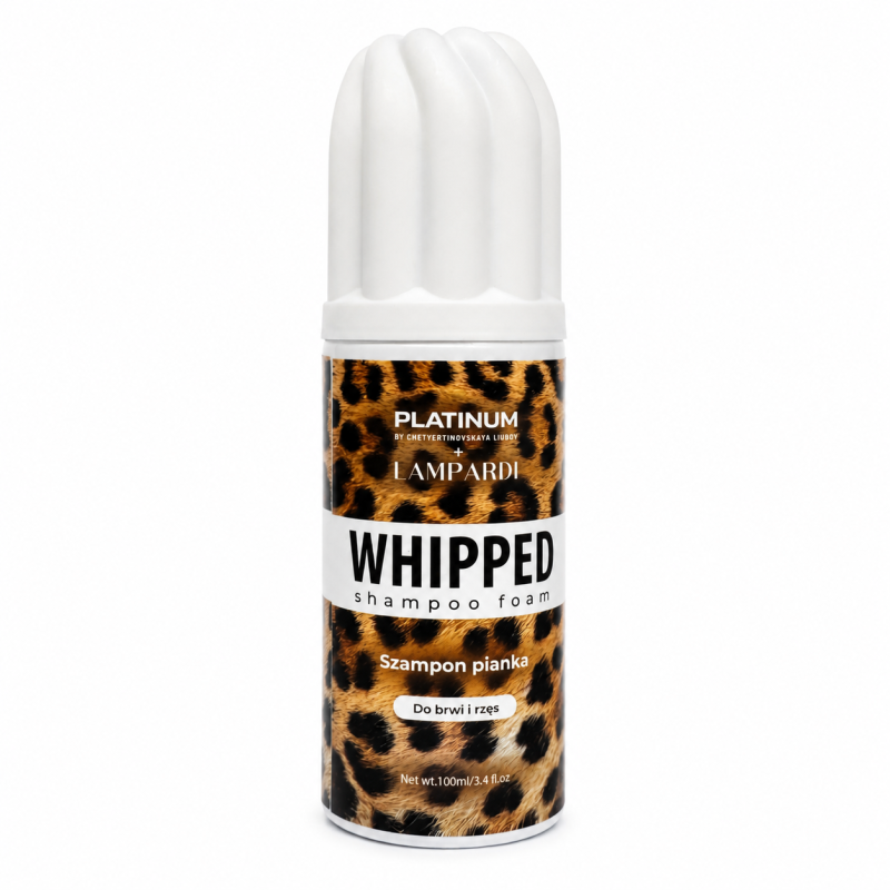 Foaming Shampoo for Brows and Lashes PLATINUM x LAMPARDI WHIPPED (100 ml)