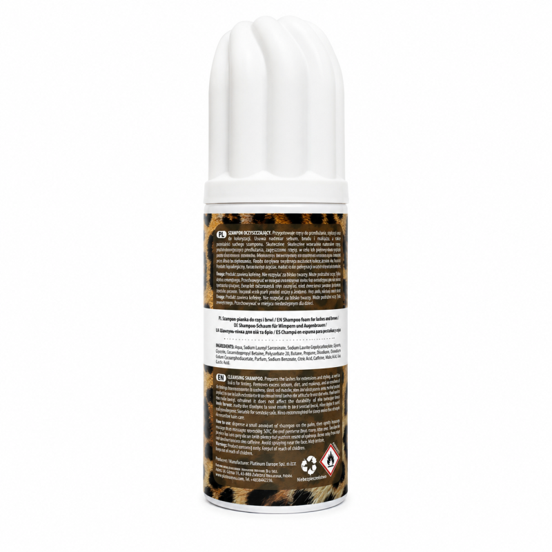 Foaming Shampoo for Brows and Lashes PLATINUM x LAMPARDI WHIPPED (100 ml)