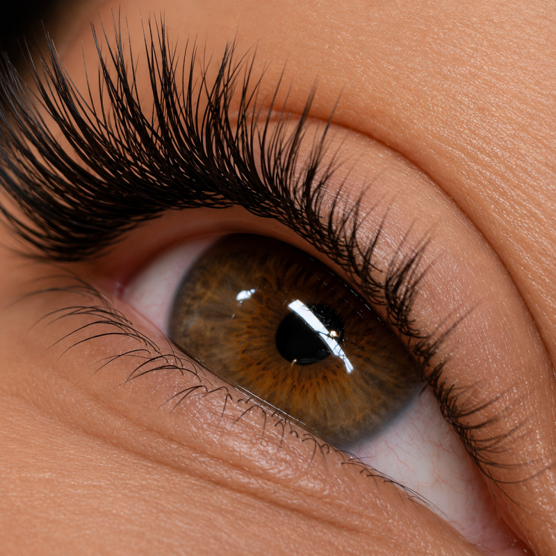 Eyelash Extensions Black PLATINUM 24 lines Сurl M 0.07 8-14mm NEW