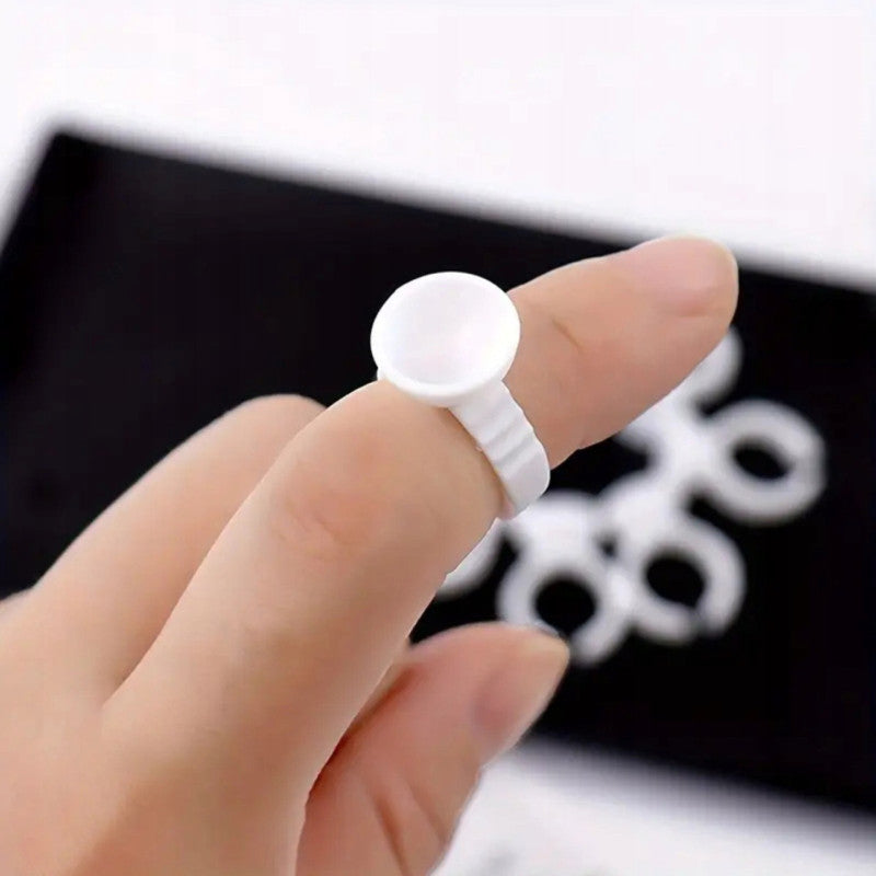 Glue Ring for Eyelash Extensions – 10 pcs
