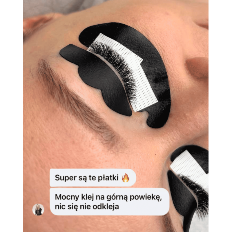 Biogel UV Eye Patches for Upper and Lower Eyelids for UV Eyelash Extensions 10 Sets PLATINUM