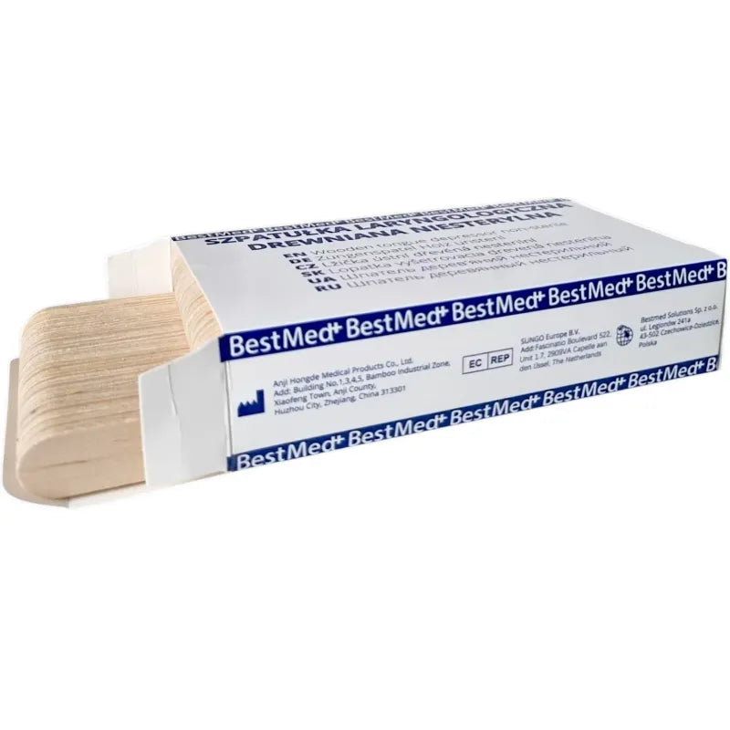 Wide Wooden Spatulas 100 pcs