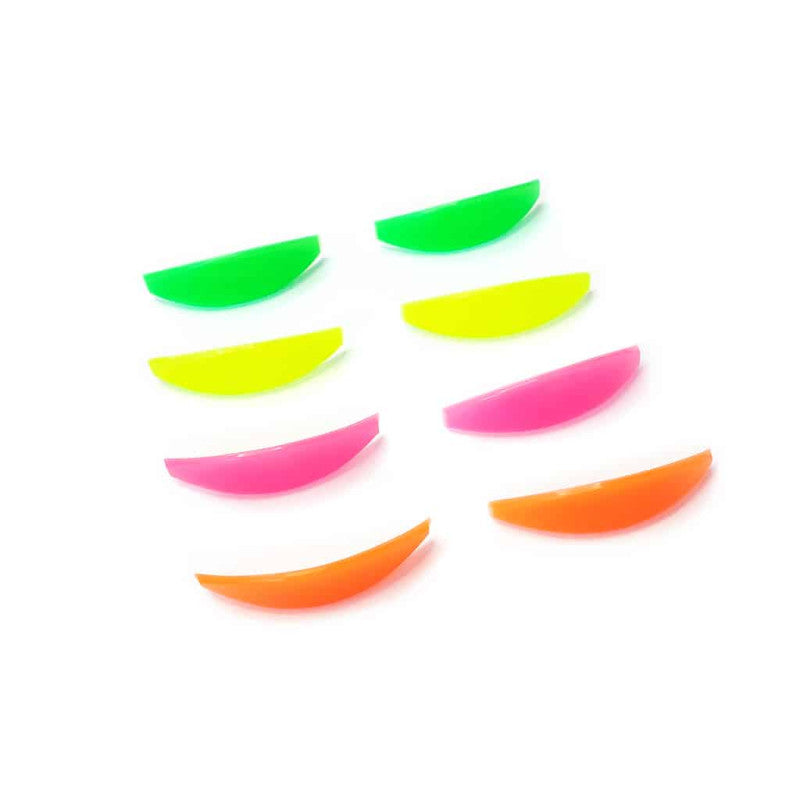 Silicone Lash Lamination Rods 4 Pairs NEON PLATINUM