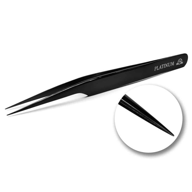 Tweezers for Lash Separation black PLATINUM Onyx Edition