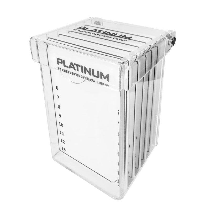 Lash Box Holder Organizer + 5 Holders Platinum
