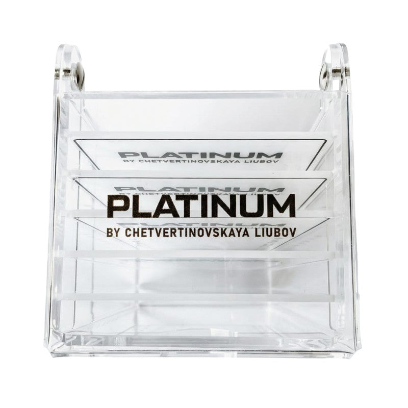 Lash Box Holder Organizer + 5 Holders Platinum