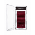 Eyelash Extensions Burgundy PLATINUM 20 lines Сurl С 0.07 6-14mm NEW