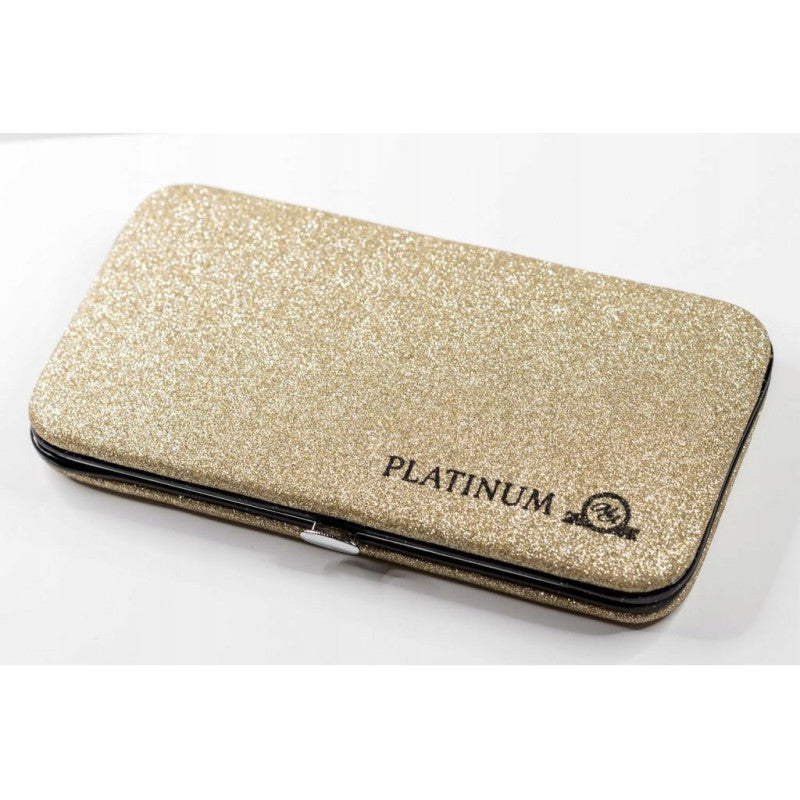 Case for 6 Tweezers (Glitter) PLATINUM black