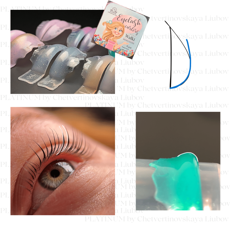 Silicone Lash Lamination Rods 6 Pairs Face Rod PLATINUM